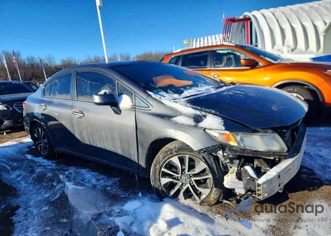 2013 Honda Civic Ex z USA, uszkodzony, nr VIN 2HGFB2F82DH559484